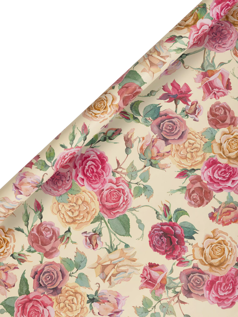 Emma Bridgewater Roses wrapping paper 3m - British product