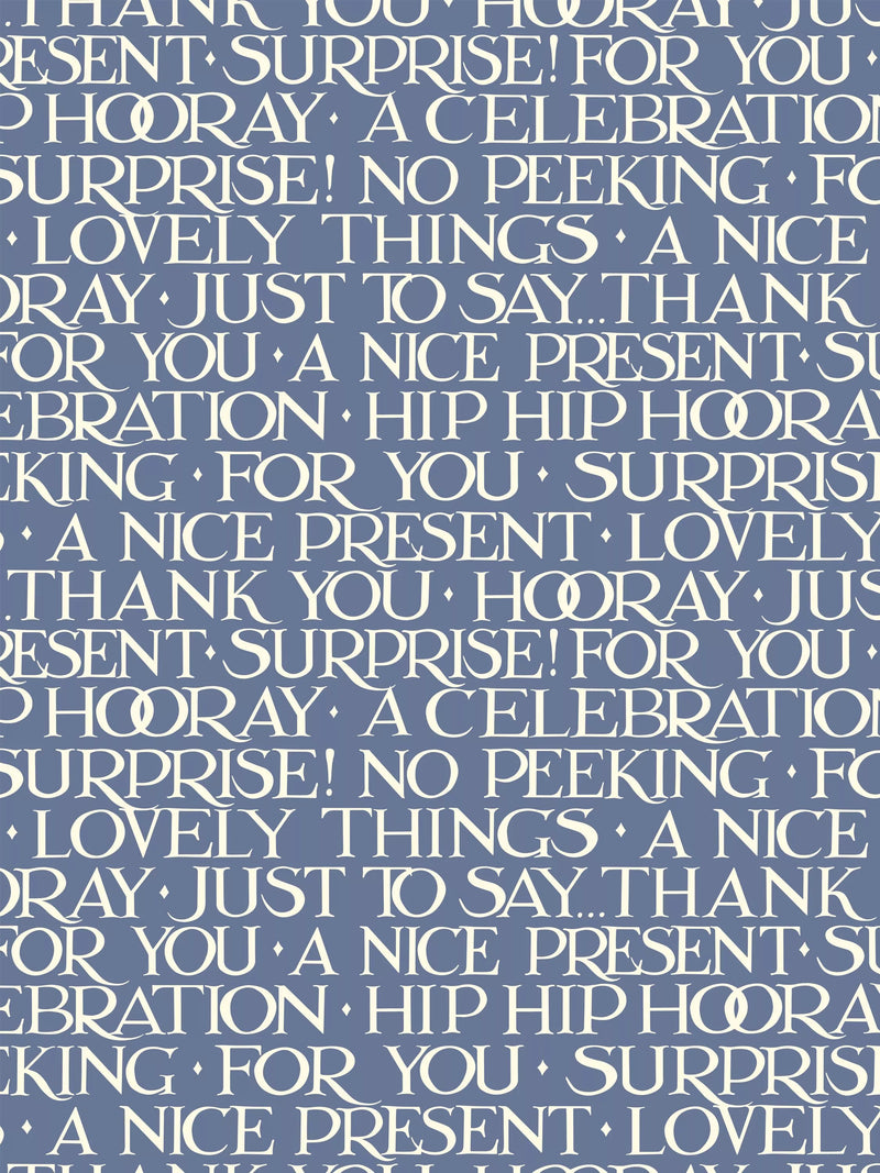 Emma Bridgewater No Peeking wrapping paper 3m roll - British product