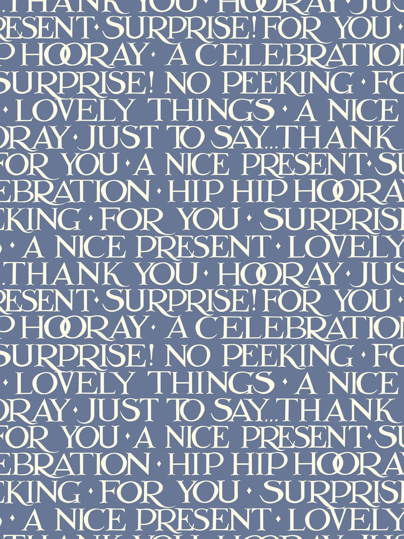 Emma Bridgewater No Peeking wrapping paper 3m roll - British product