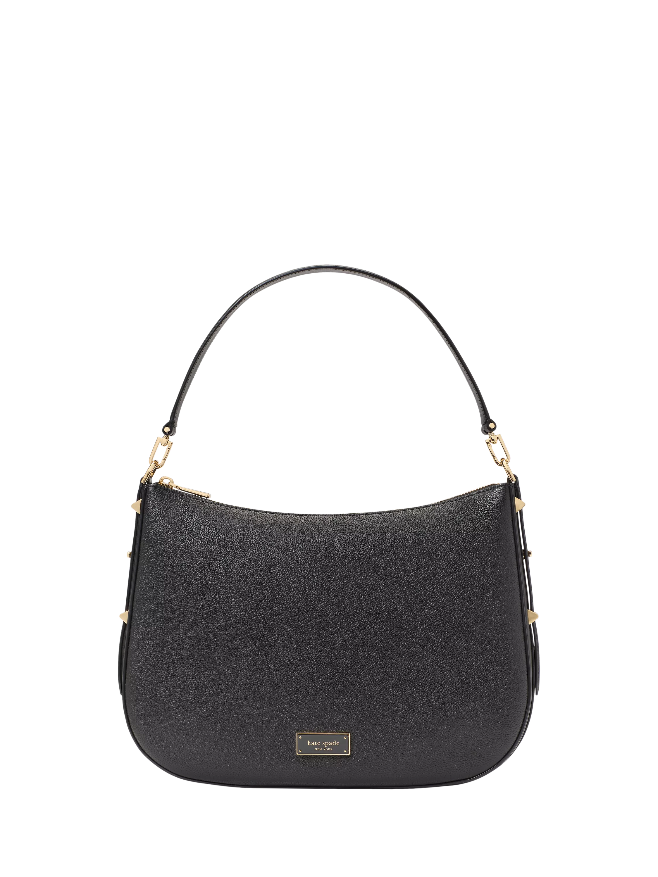 kate spade new york large hobo bag pebble leather, imported from the UK