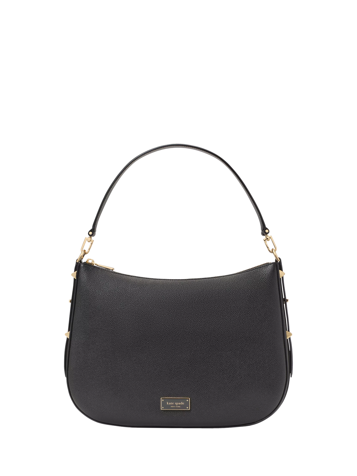 kate spade new york large hobo bag pebble leather, imported from the UK