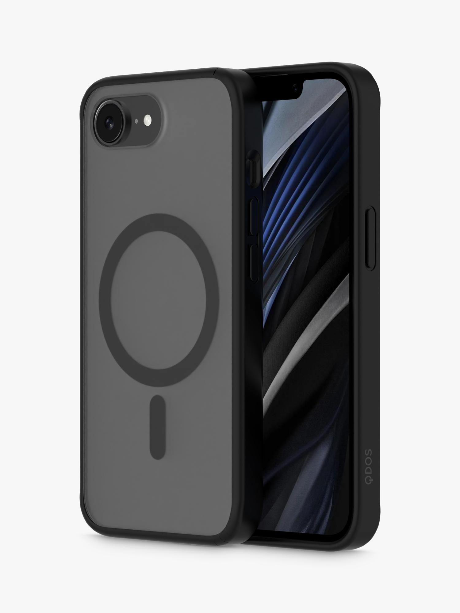 QDOS clear drop case for iPhone 17e and 16e (British brand)