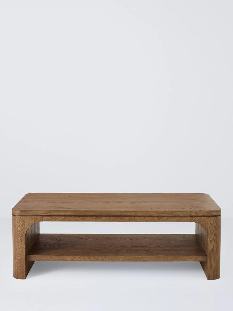 John Lewis Solace cracked oak coffee table 120cm wide, imported from the UK