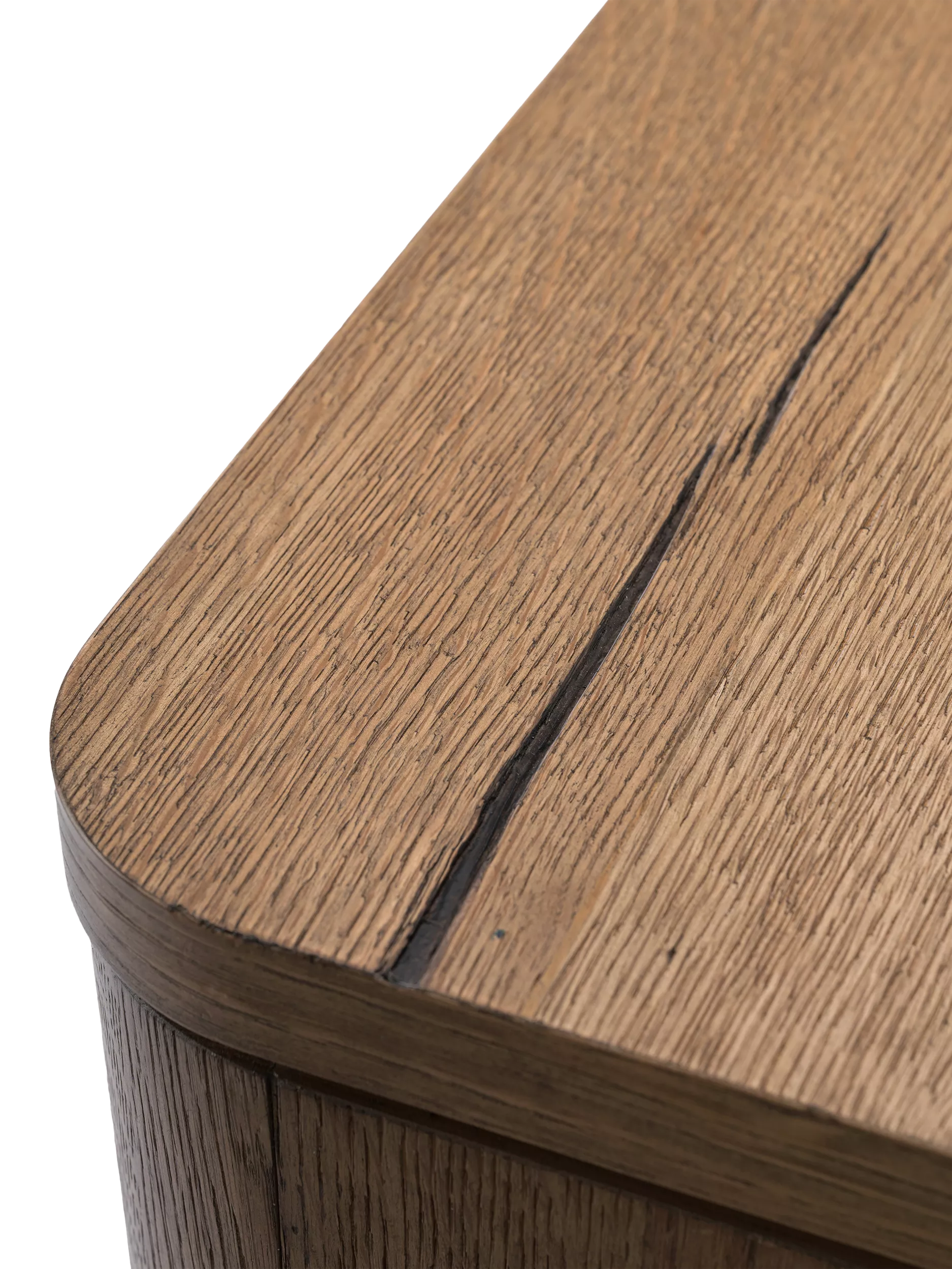 John Lewis Solace cracked oak coffee table 120cm wide, imported from the UK