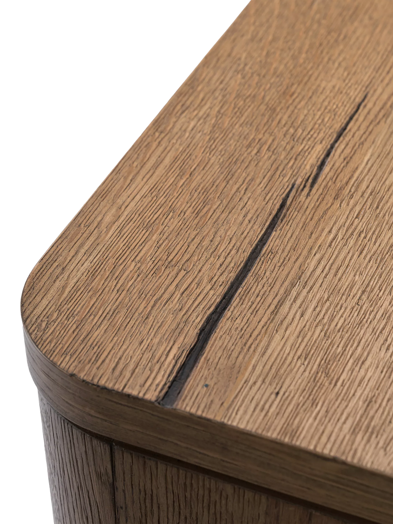 John Lewis Solace cracked oak coffee table 120cm wide, imported from the UK