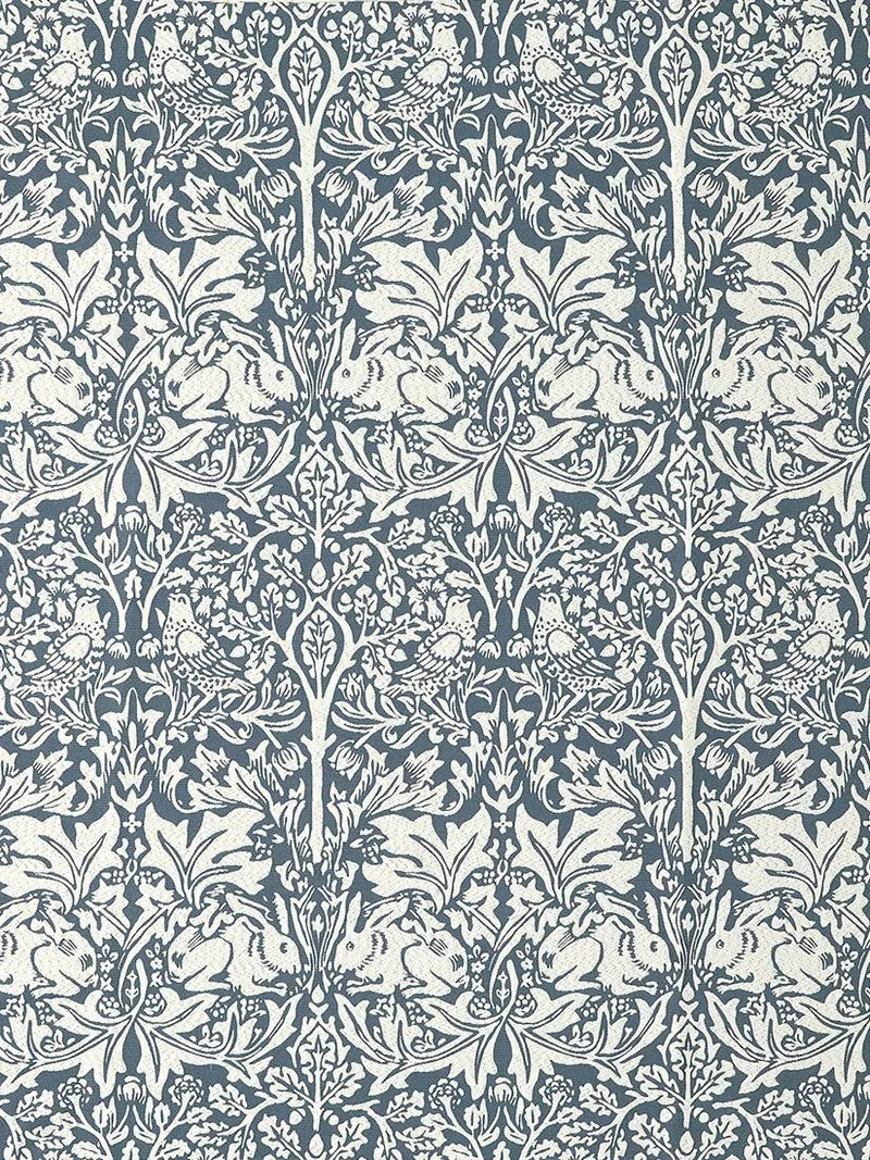 William Morris At Home Brother Rabbit woven jacquard fabric, imported from the UK