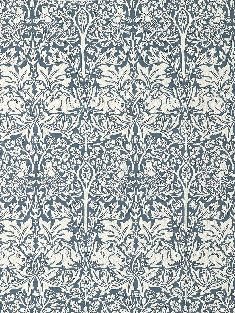 William Morris At Home Brother Rabbit woven jacquard fabric, imported from the UK