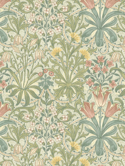 John Lewis William Morris At Home Woodland Weeds Furnishing Fabric- Buy online at McGrocer