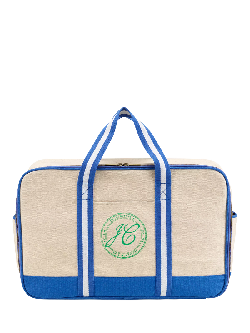 Joules Boat Club duffle bag natural blue 24L (British brand)