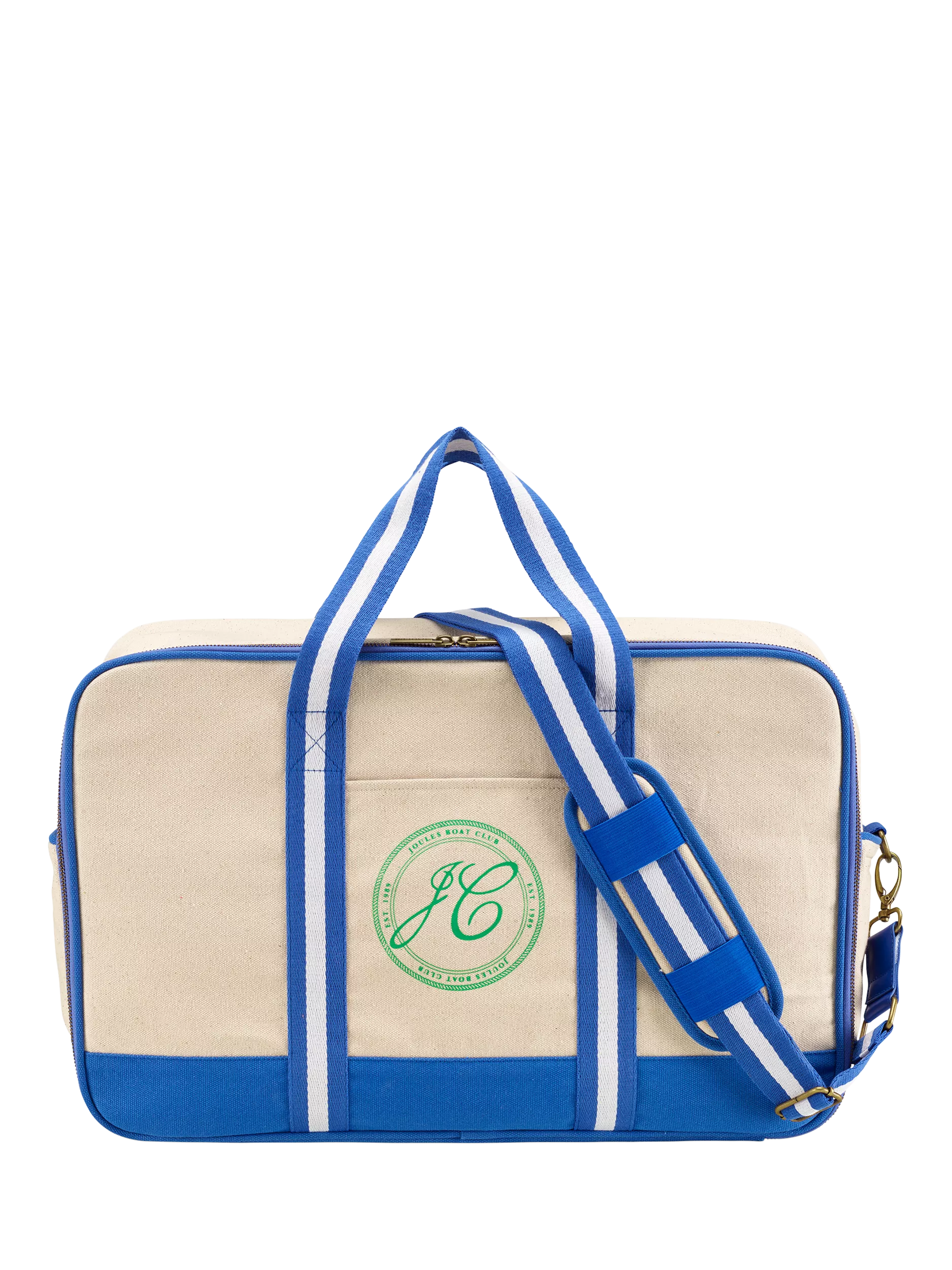 Joules Boat Club duffle bag natural blue 24L (British brand)