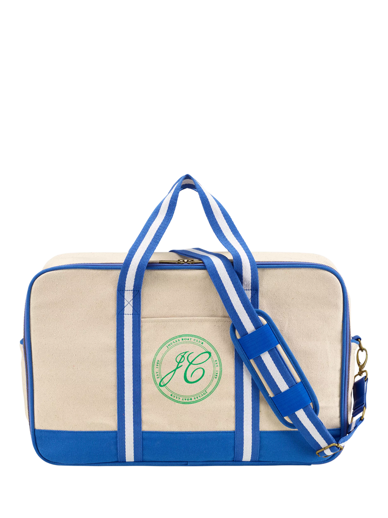 Joules Boat Club duffle bag natural blue 24L (British brand)