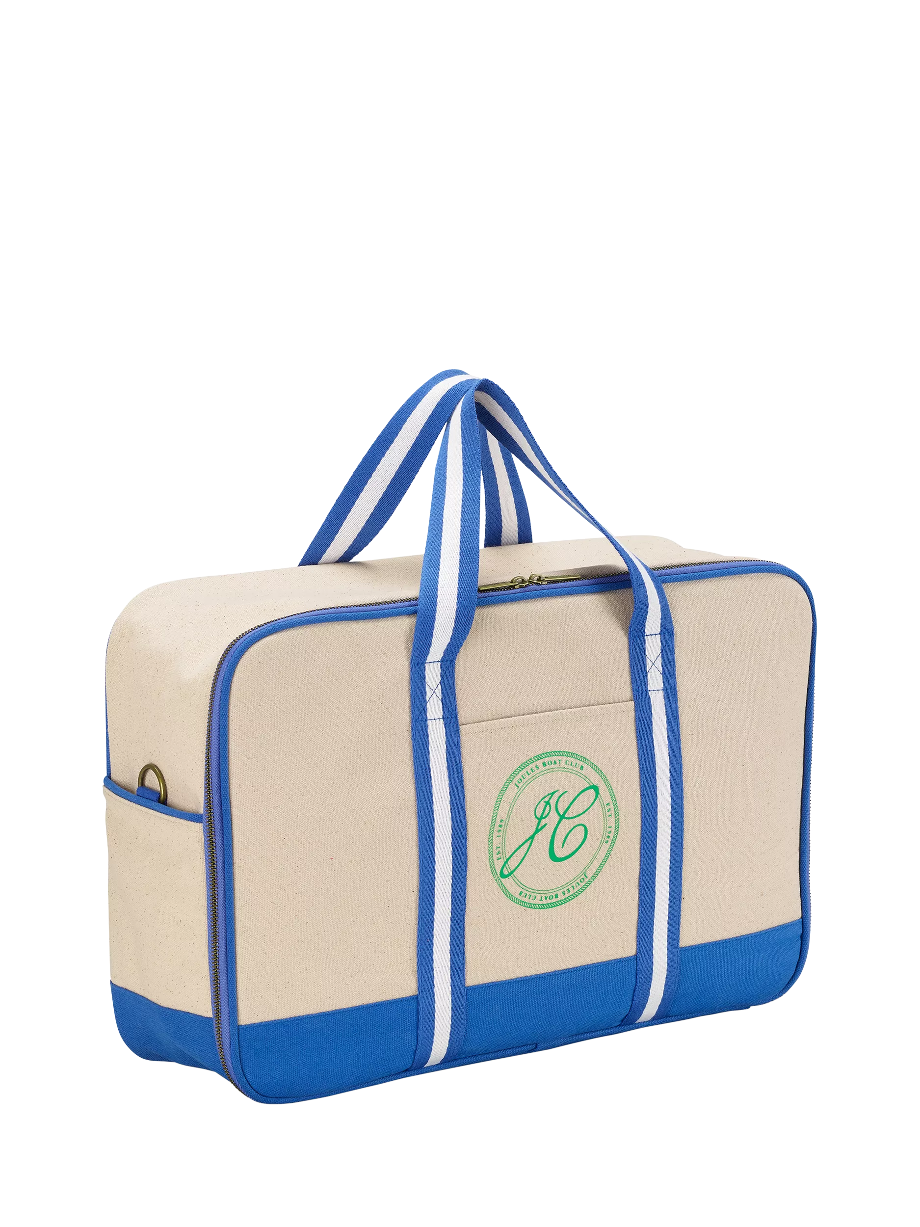 Joules Boat Club duffle bag natural blue 24L (British brand)