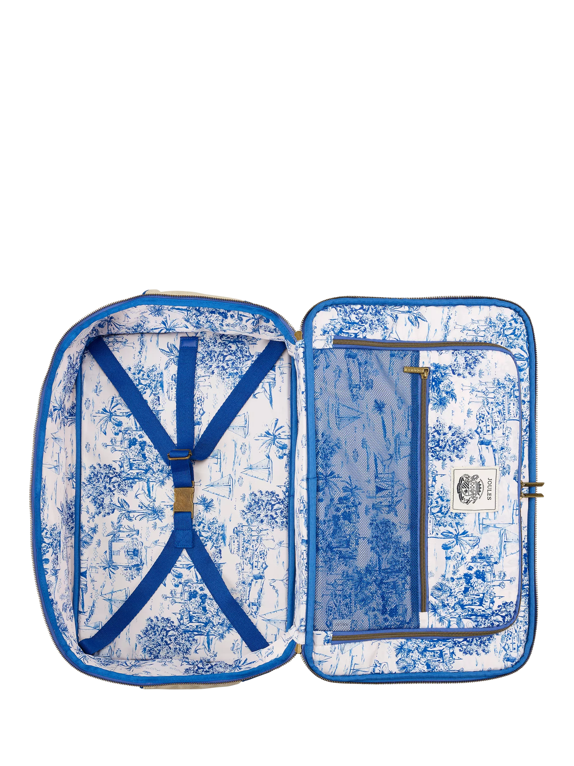 Joules Boat Club duffle bag natural blue 24L (British brand)
