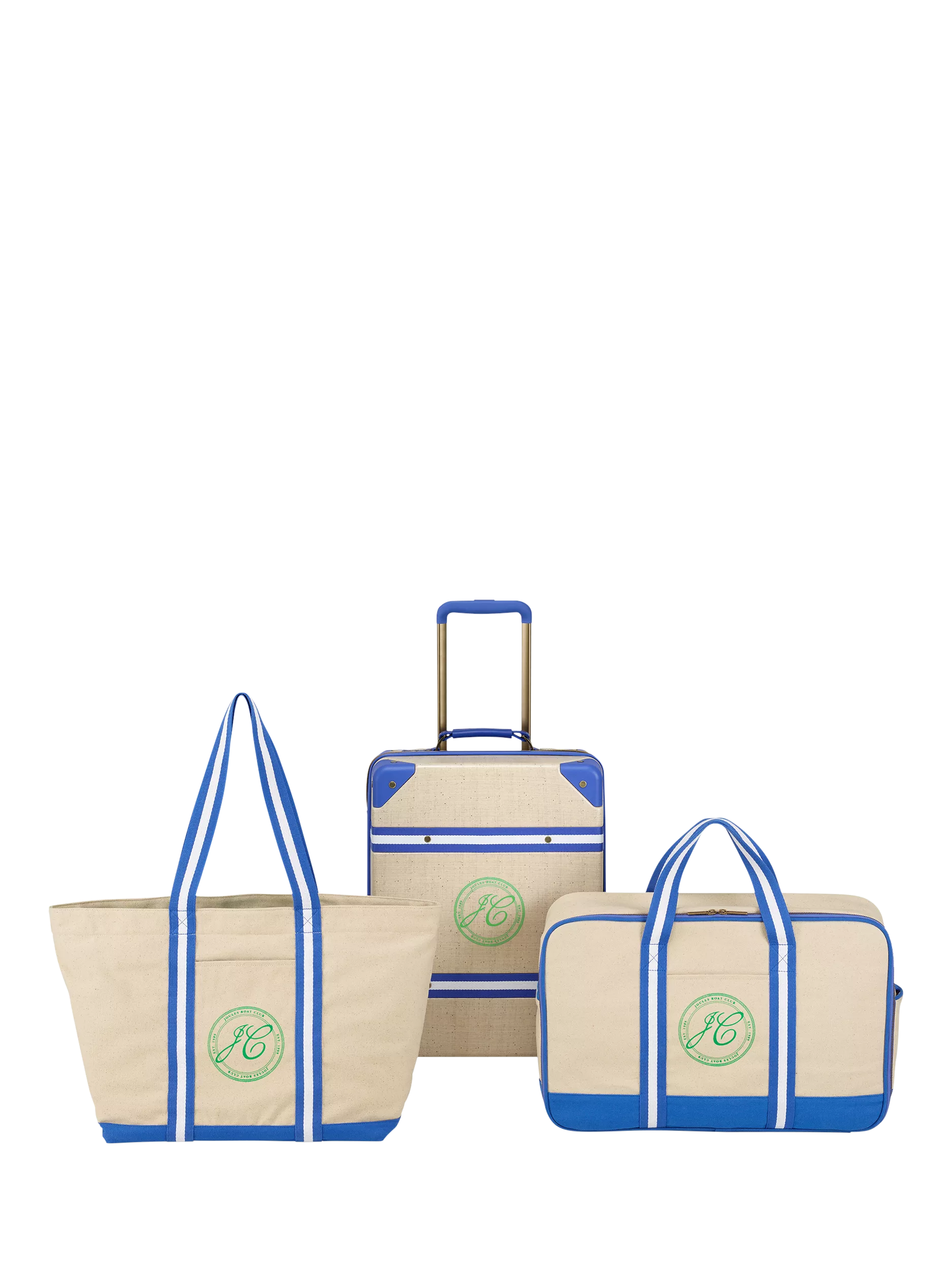 Joules Boat Club duffle bag natural blue 24L (British brand)