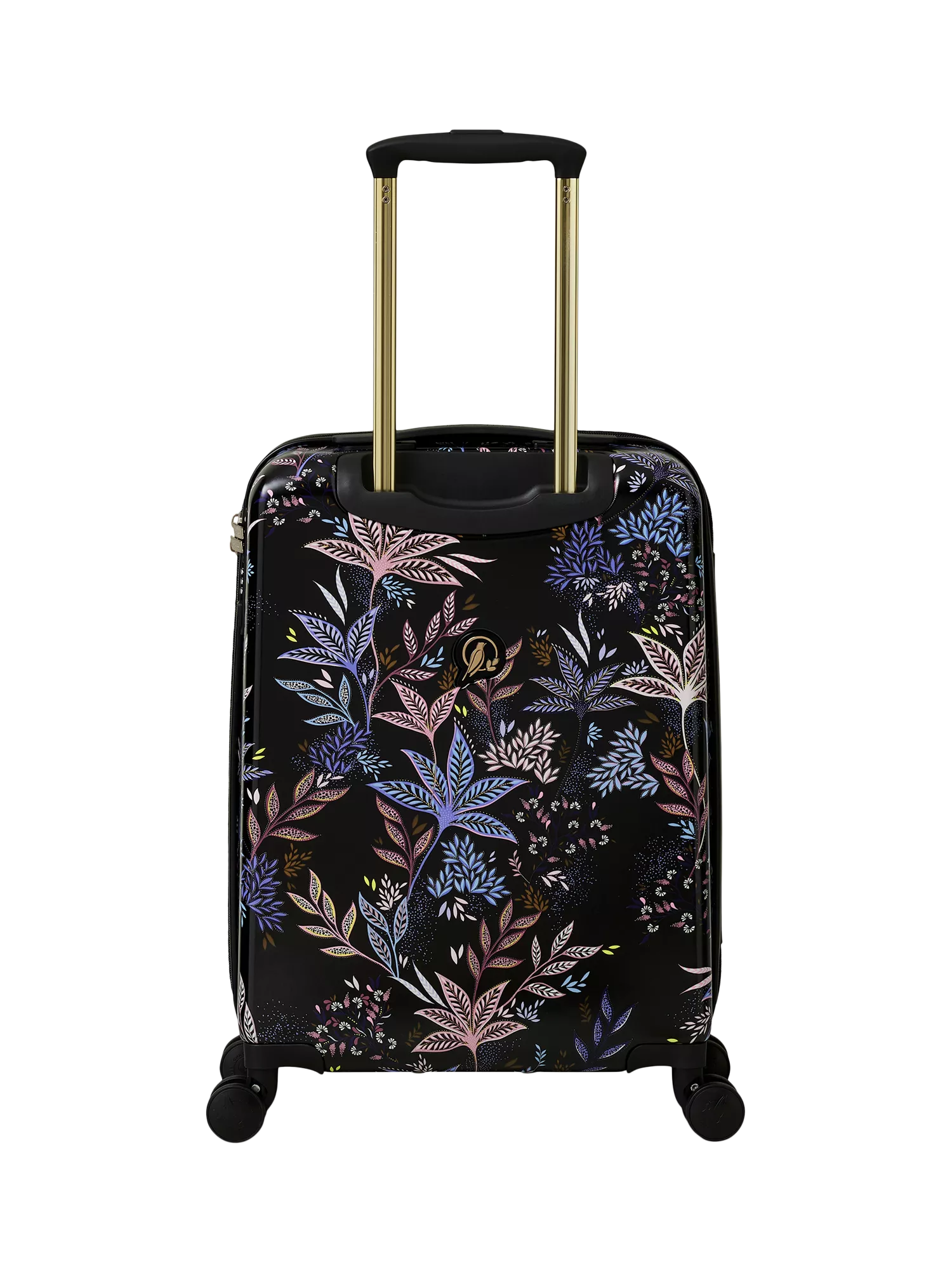 Sara Miller Black Botanic cabin suitcase 54cm - British product