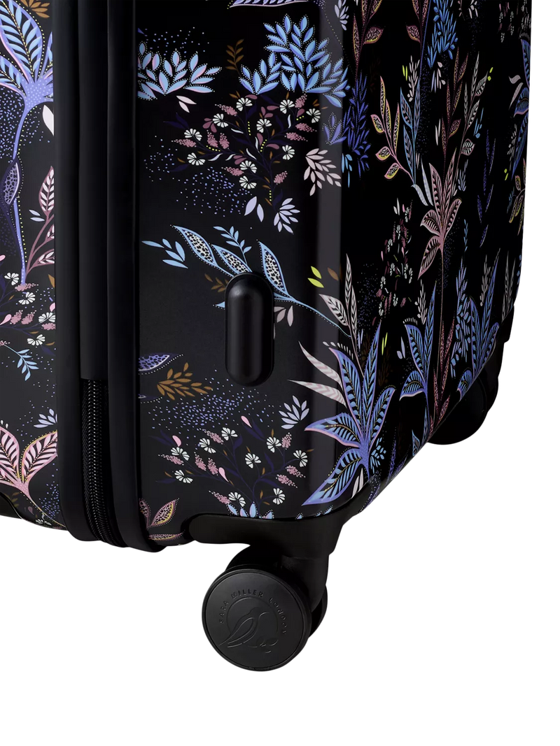 Sara Miller Black Botanic cabin suitcase 54cm - British product
