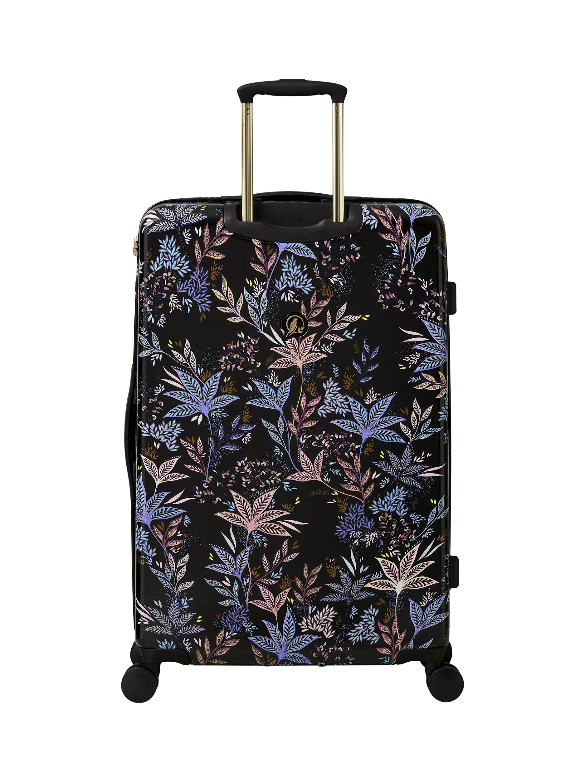 Sara Miller black botanic large trolley suitcase 77cm, UK version