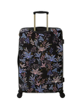Sara Miller black botanic large trolley suitcase 77cm, UK version