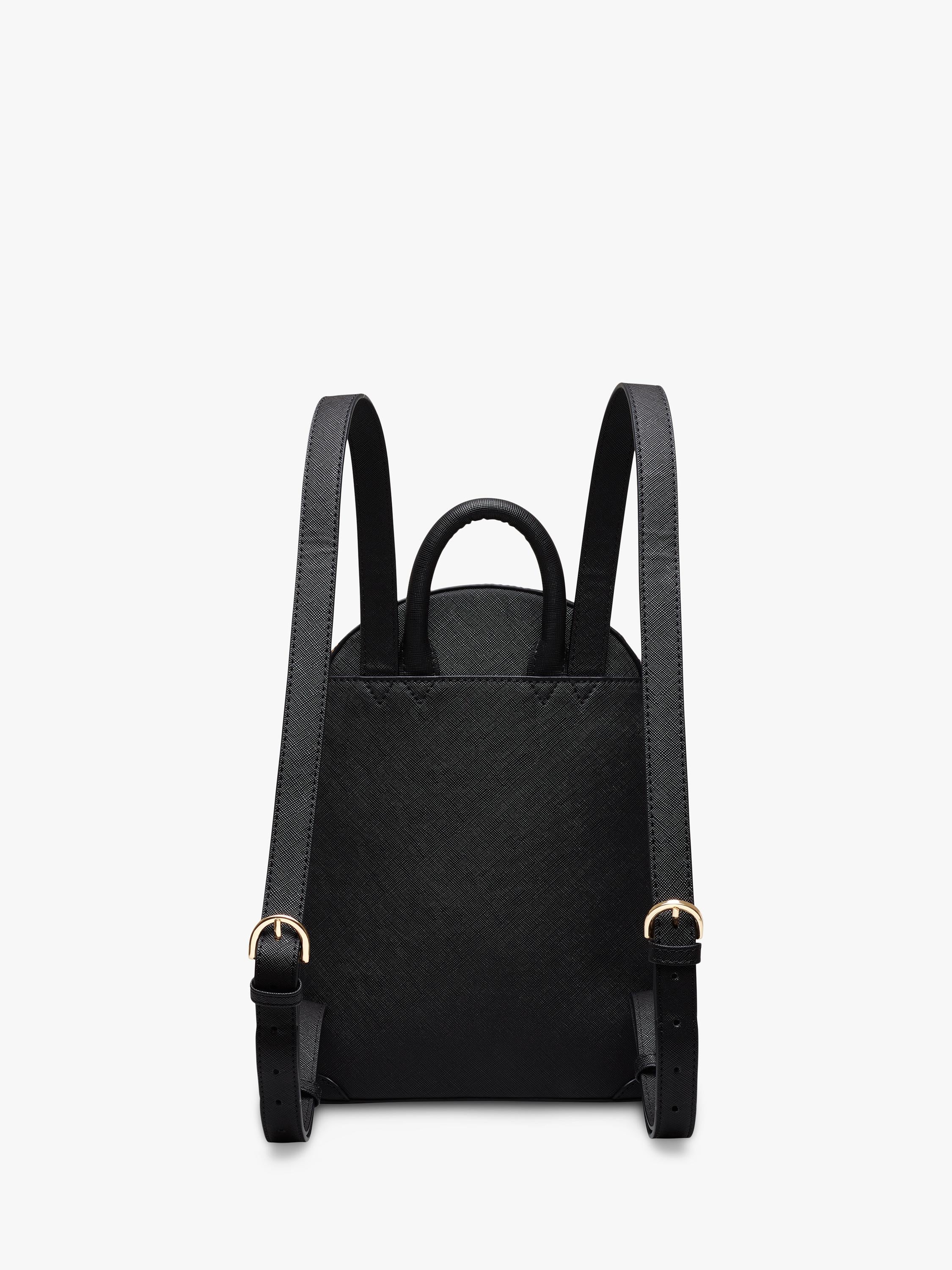 Sara Miller Black Botanic Mini Backpack polyurethane imported from the UK