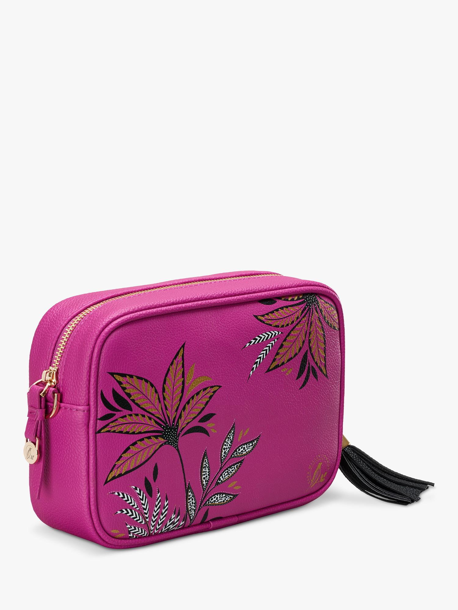 Sara Miller crossbody camera bag with leaf print - British product