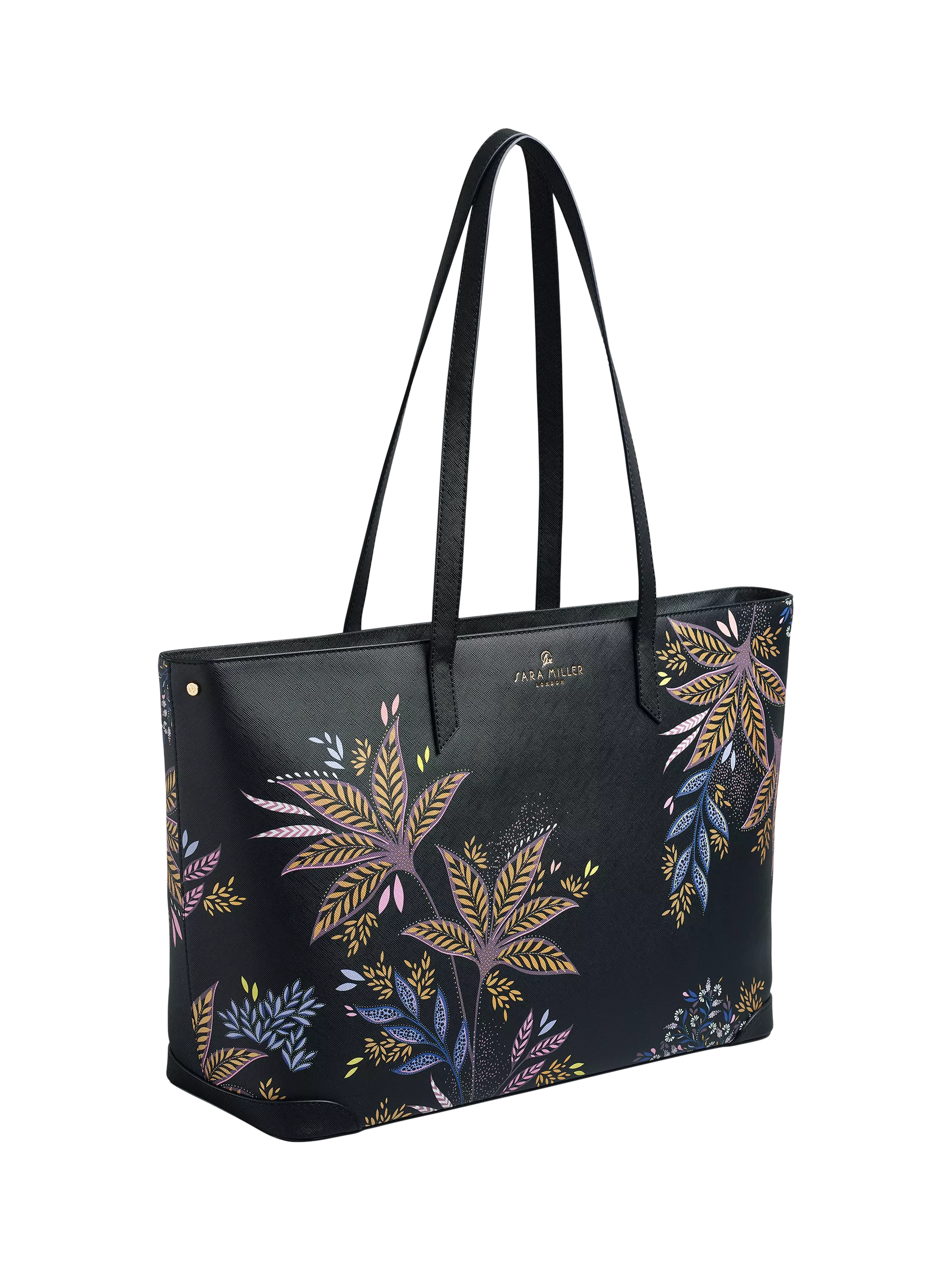 Sara Miller black botanic large tote bag, UK version
