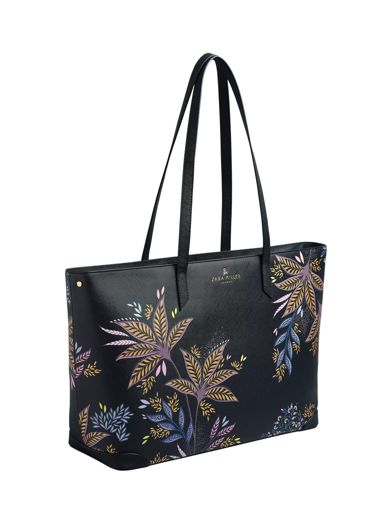 Sara Miller black botanic large tote bag, UK version