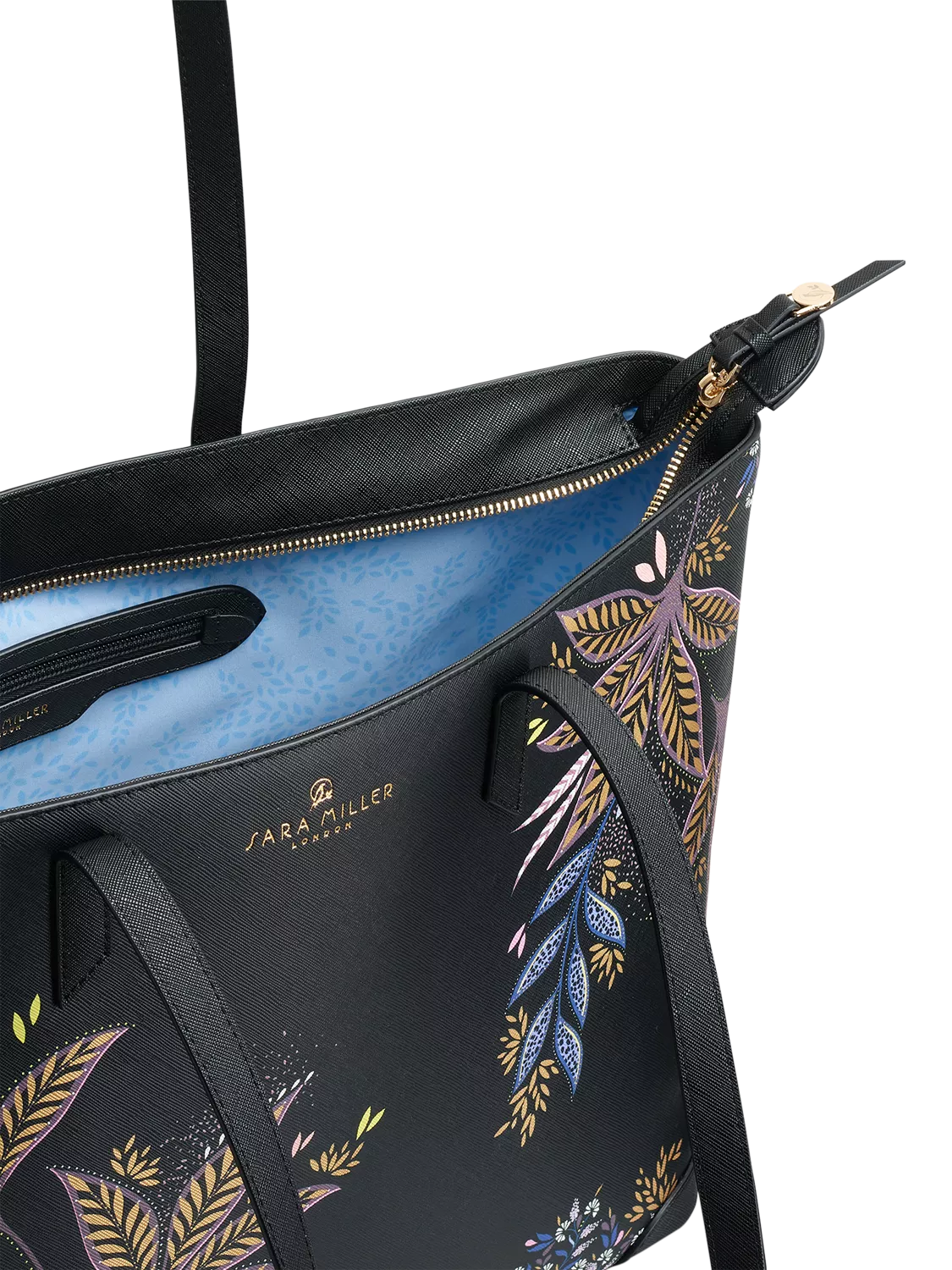 Sara Miller black botanic large tote bag, UK version