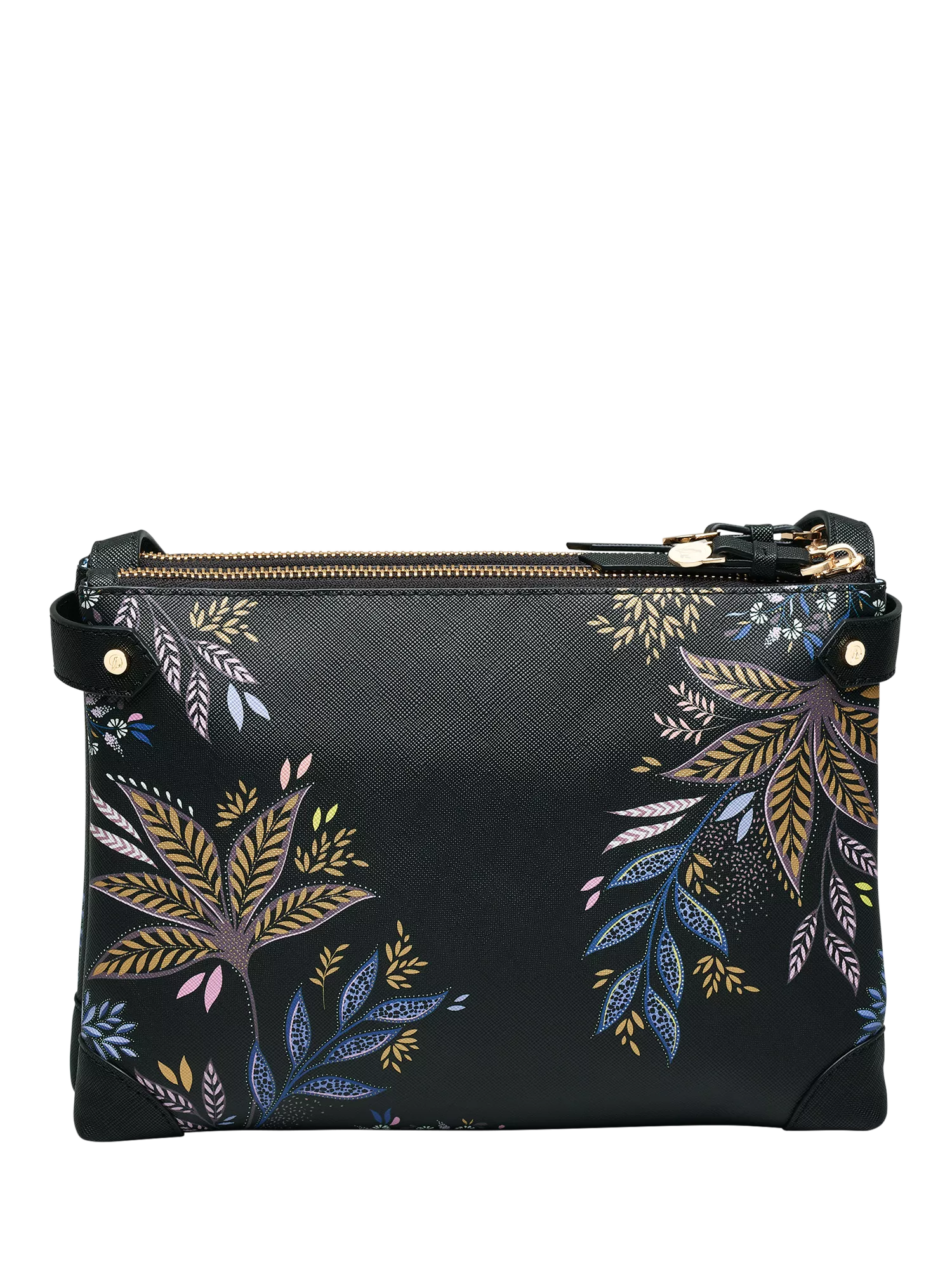 Sara Miller crossbody bag Black Botanic - British product