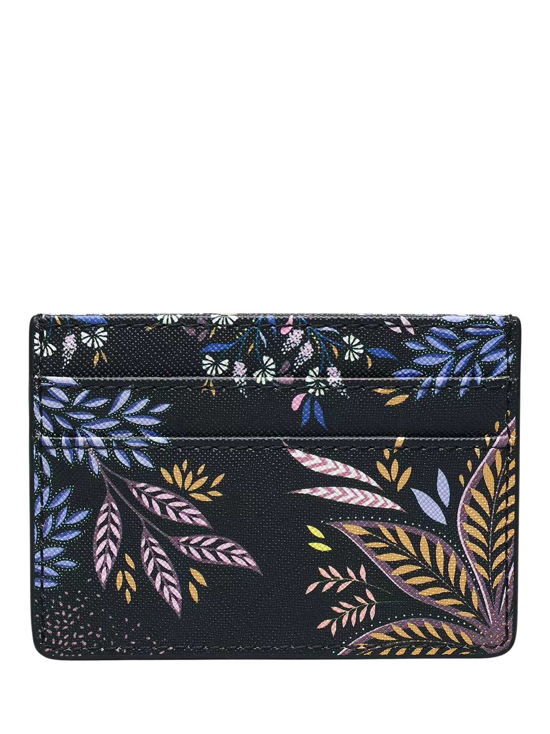 Sara Miller Black Botanic credit card holder - British product