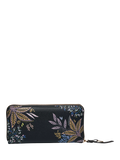 Sara Miller large zip purse Black Botanic print (British brand)