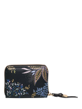 Sara Miller small zip purse black botanic - UK version