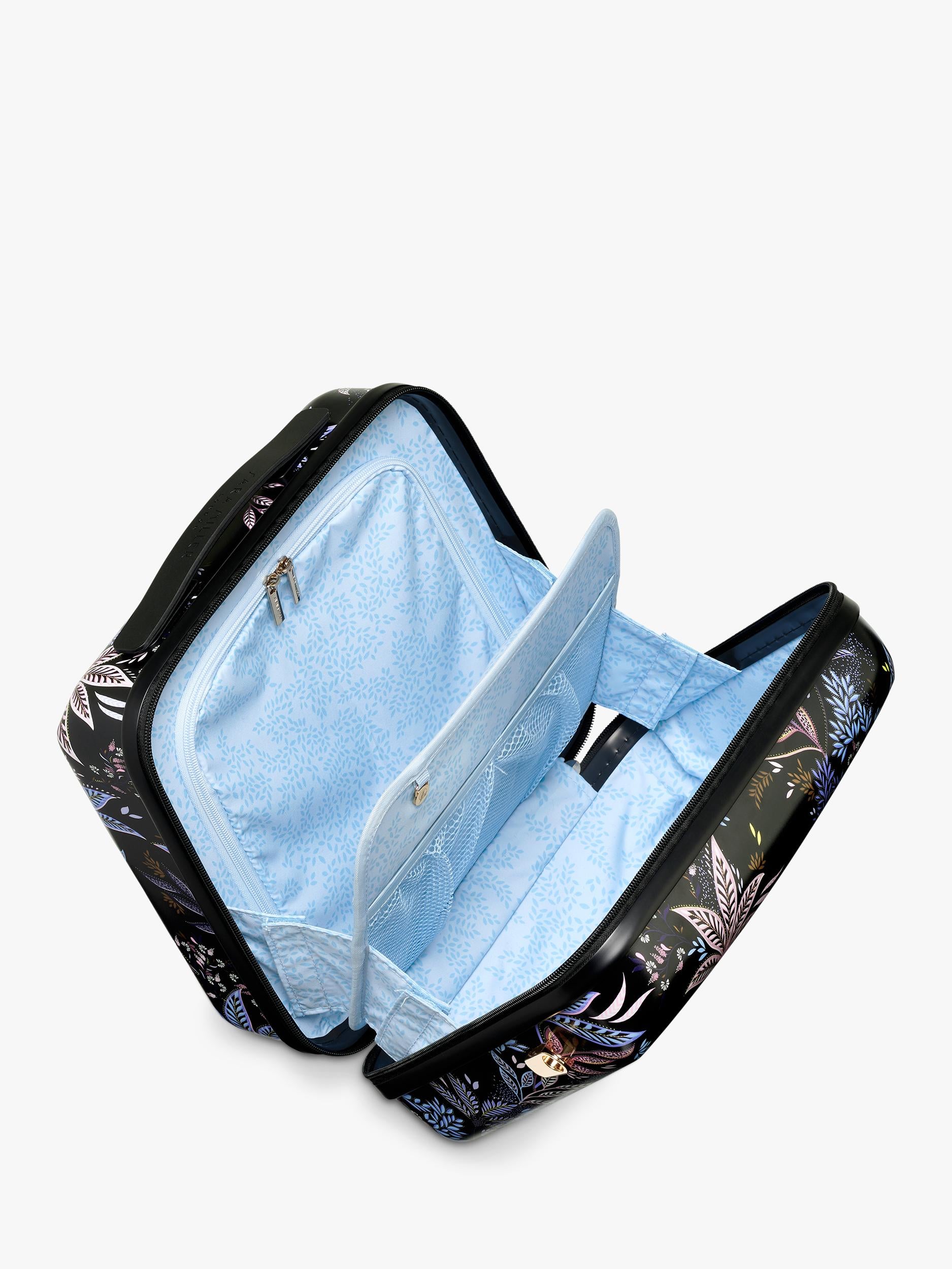 Sara Miller vanity case Black Botanic 17L (British brand)