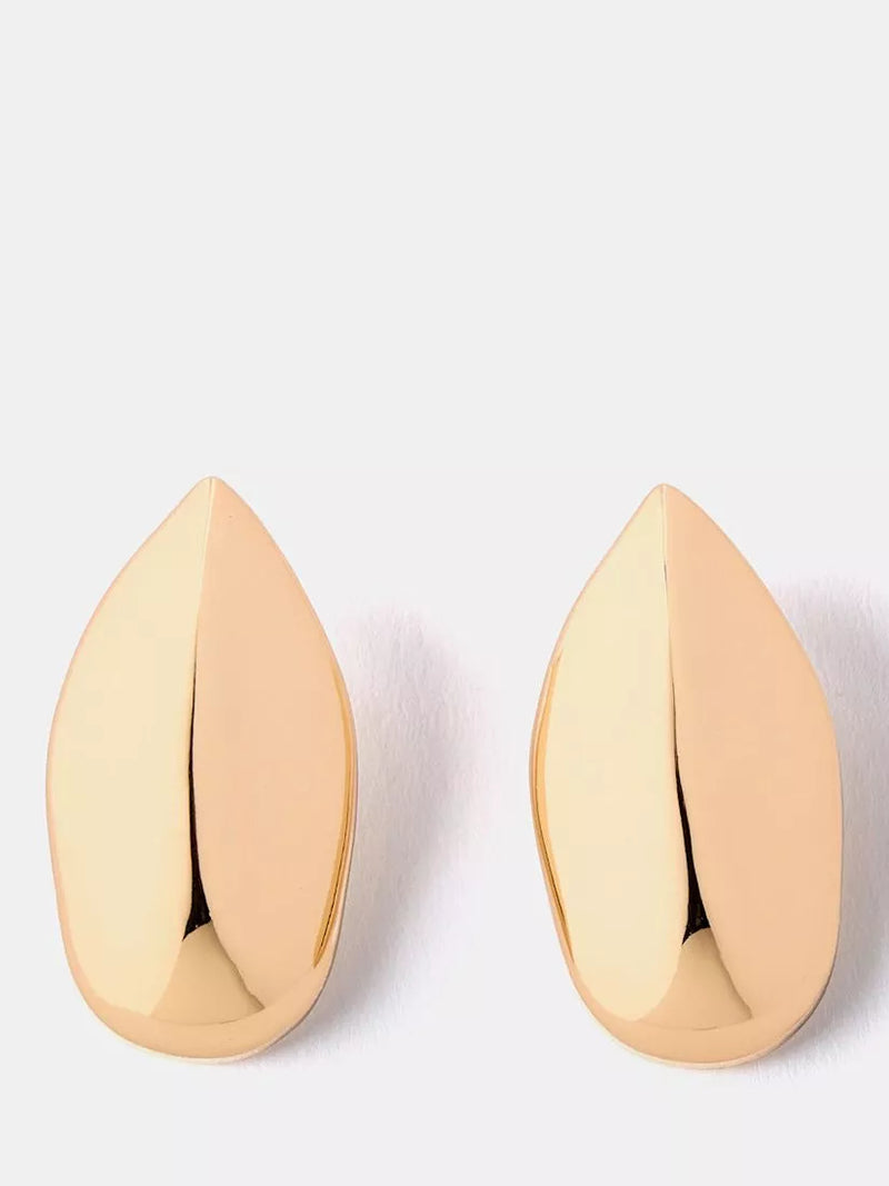 Mint Velvet gold hanging drop earrings, imported from the UK