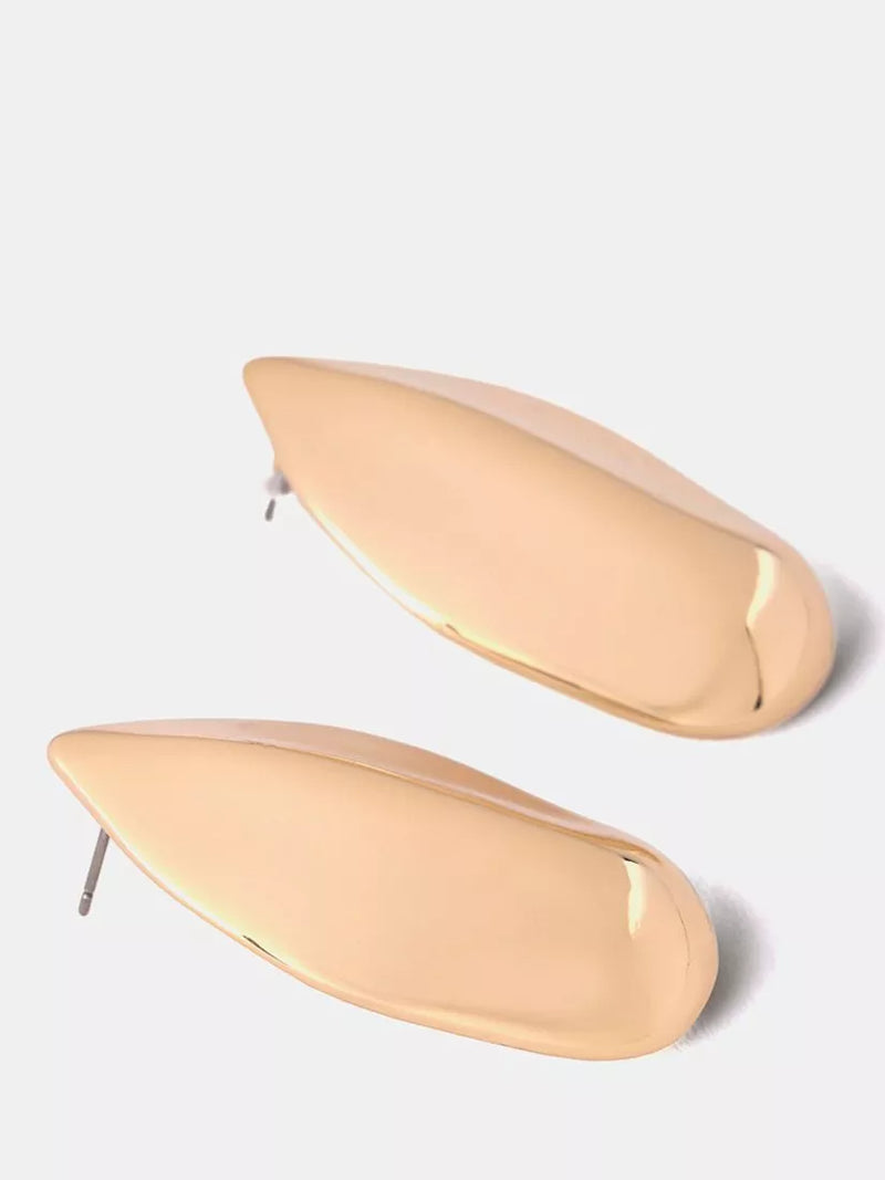 Mint Velvet gold hanging drop earrings, imported from the UK