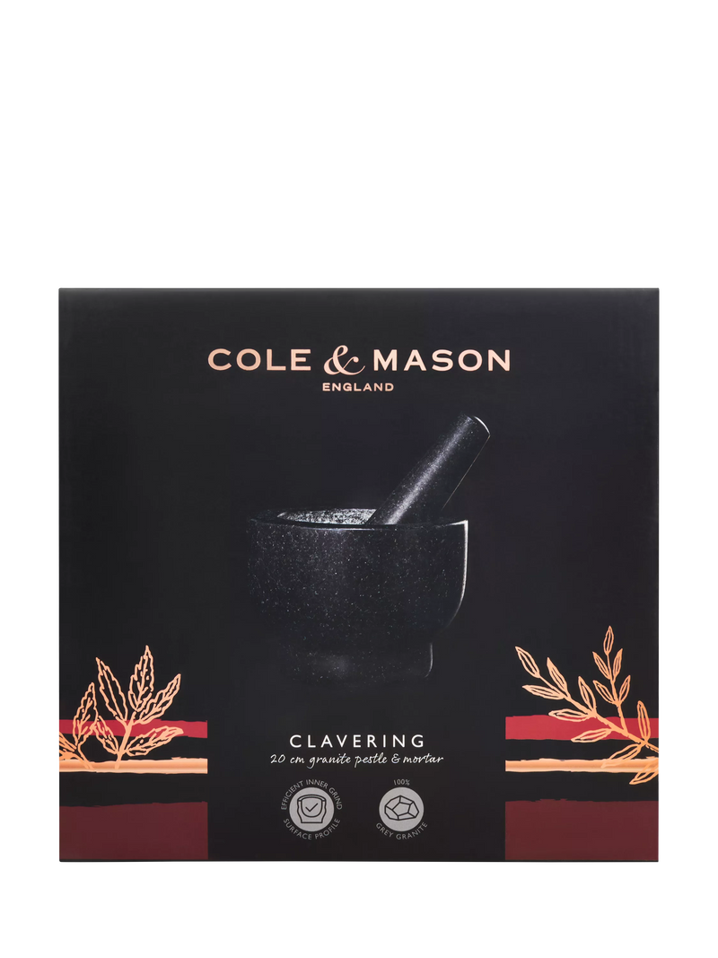 Cole & Mason Granite Pestle and Mortar 20cm - British product