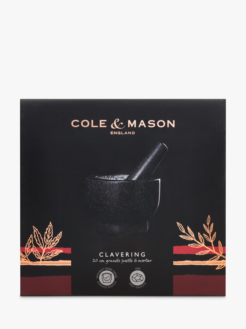 Cole & Mason Granite Pestle and Mortar 20cm - British product