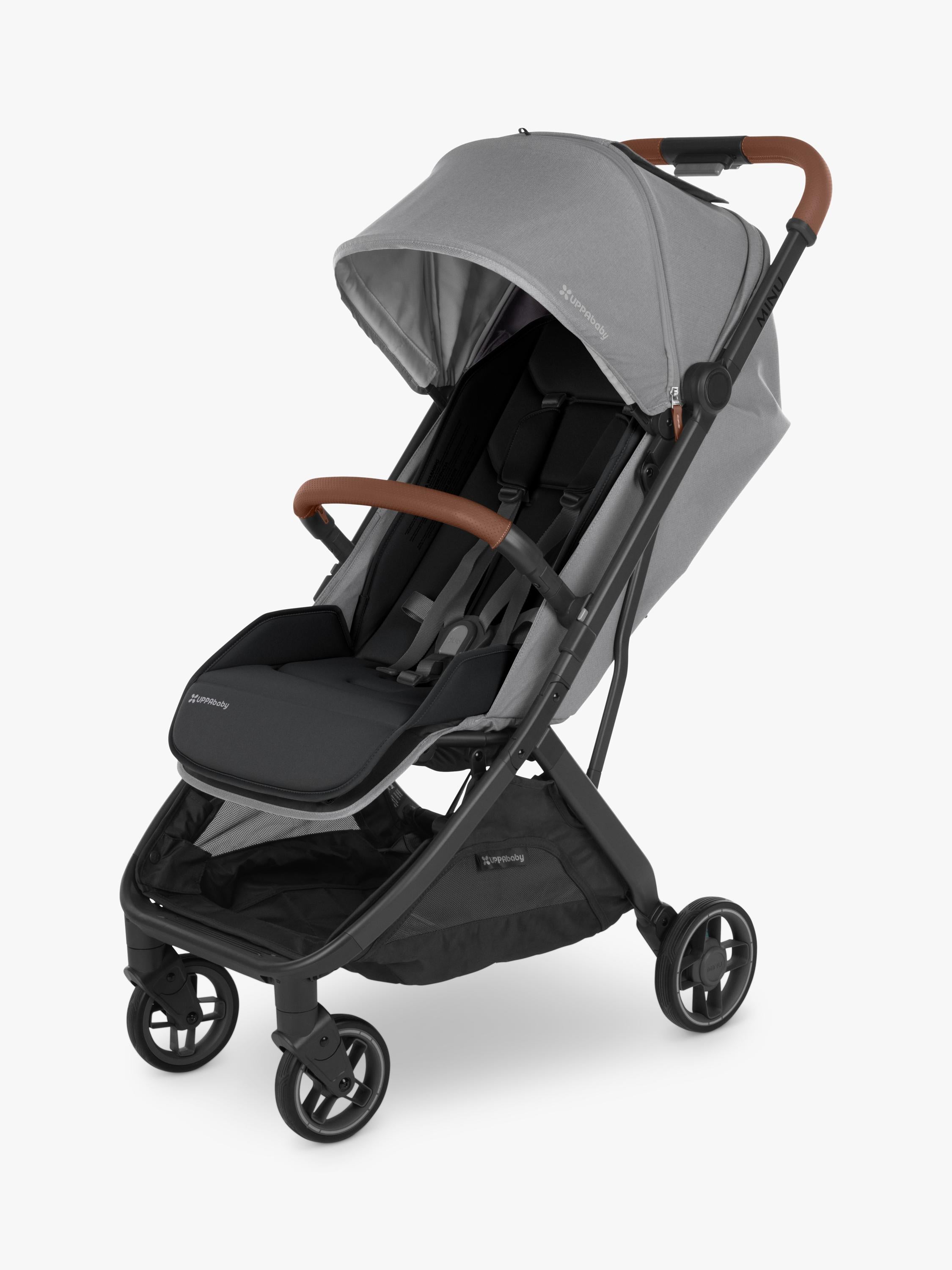 UPPAbaby MINU V3 bumper bar in saddle finish, imported from the UK