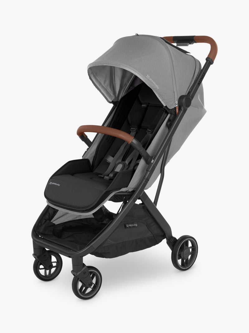 UPPAbaby MINU V3 bumper bar in saddle finish, imported from the UK