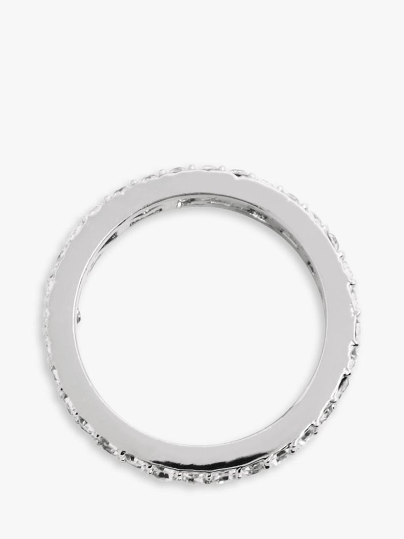 Marc Jacobs monogram ring set with crystals, imported from the UK