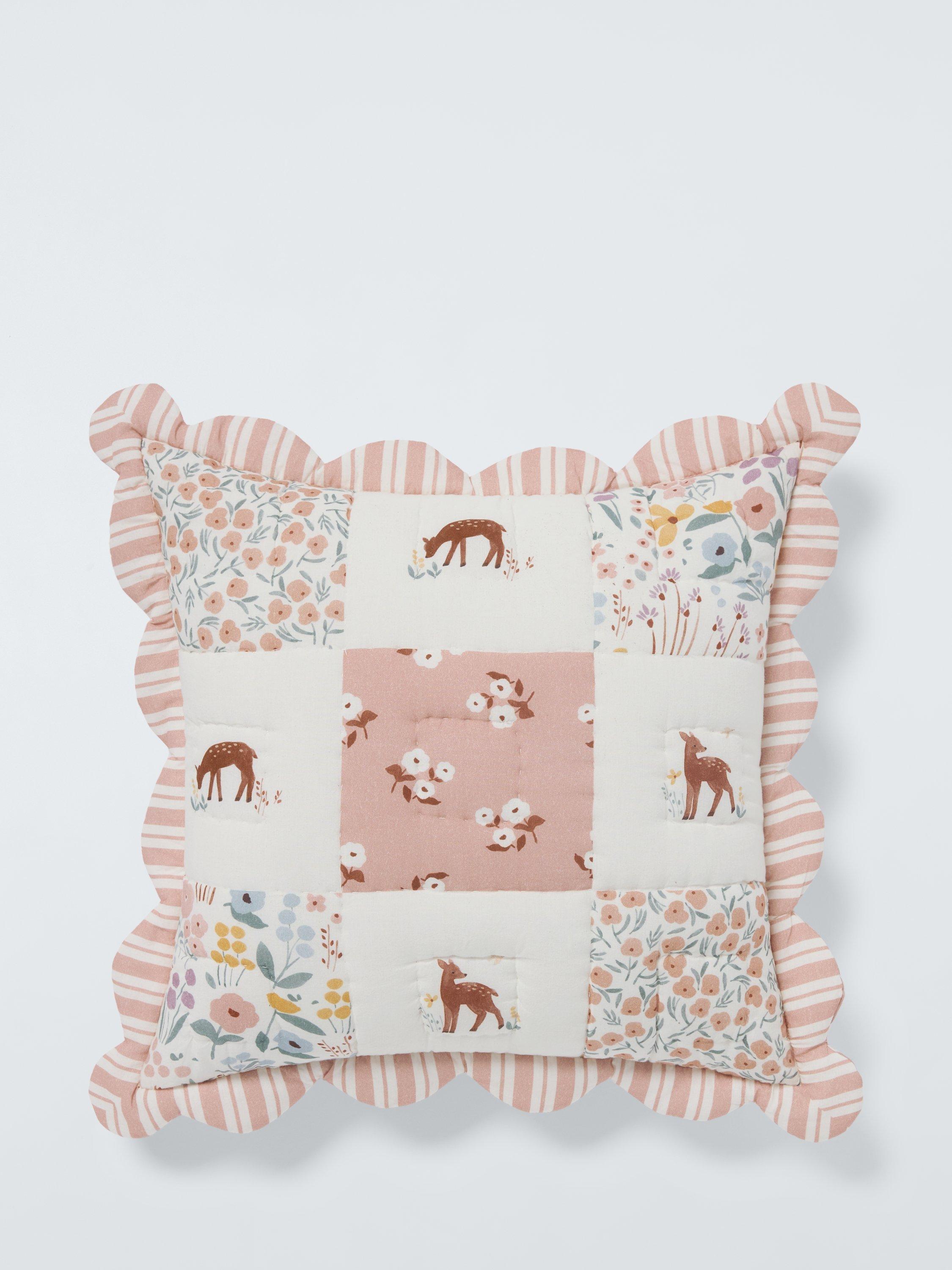 John Lewis kids' patchwork deer cushion, UK version