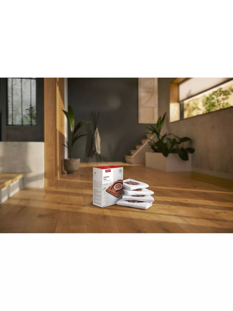 Miele HyClean Pure Co vacuum bags pack of 4, imported from the UK