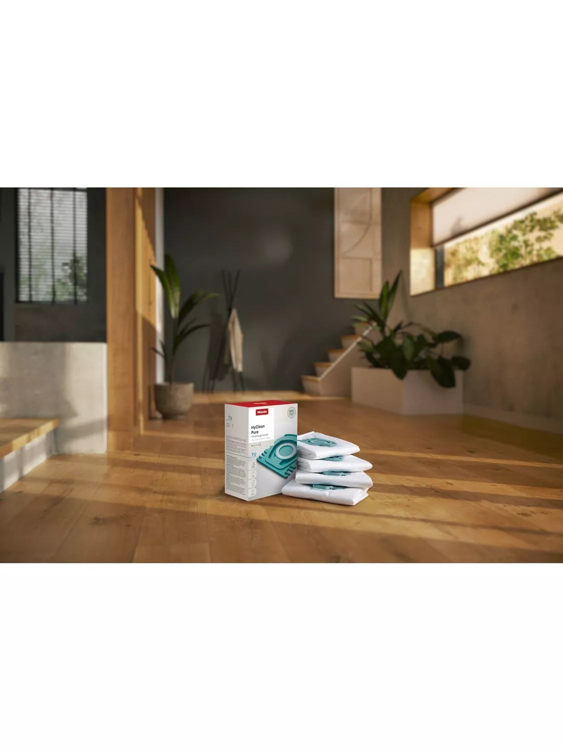 Miele HyClean Pure vacuum bags and filter pack 4 pieces, imported from the UK