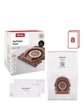 Miele HyClean Pure CO vacuum bags pack of 8, imported from the UK