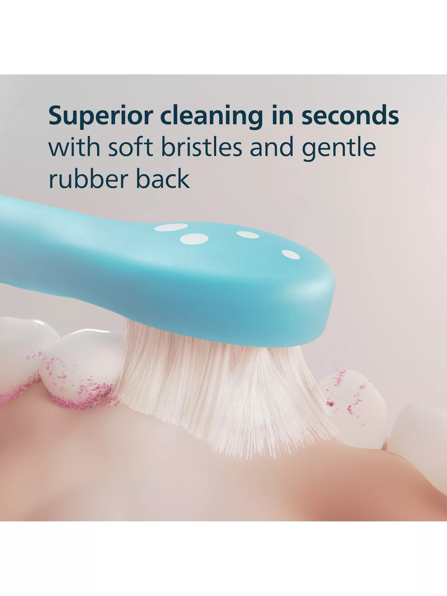 Philips Sonicare Kids replacement toothbrush heads blue pack of 4, UK version