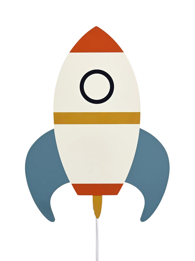 John Lewis kids rocket wall light painted finish - British product