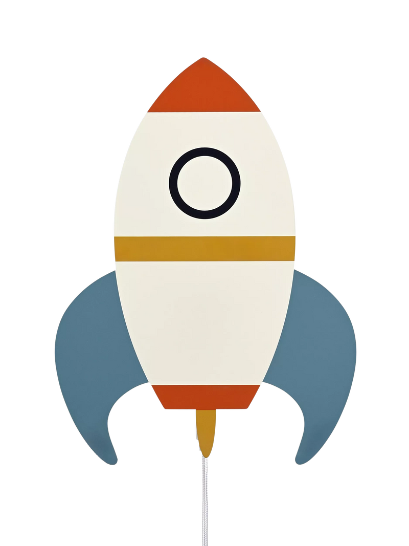 John Lewis kids rocket wall light painted finish - British product
