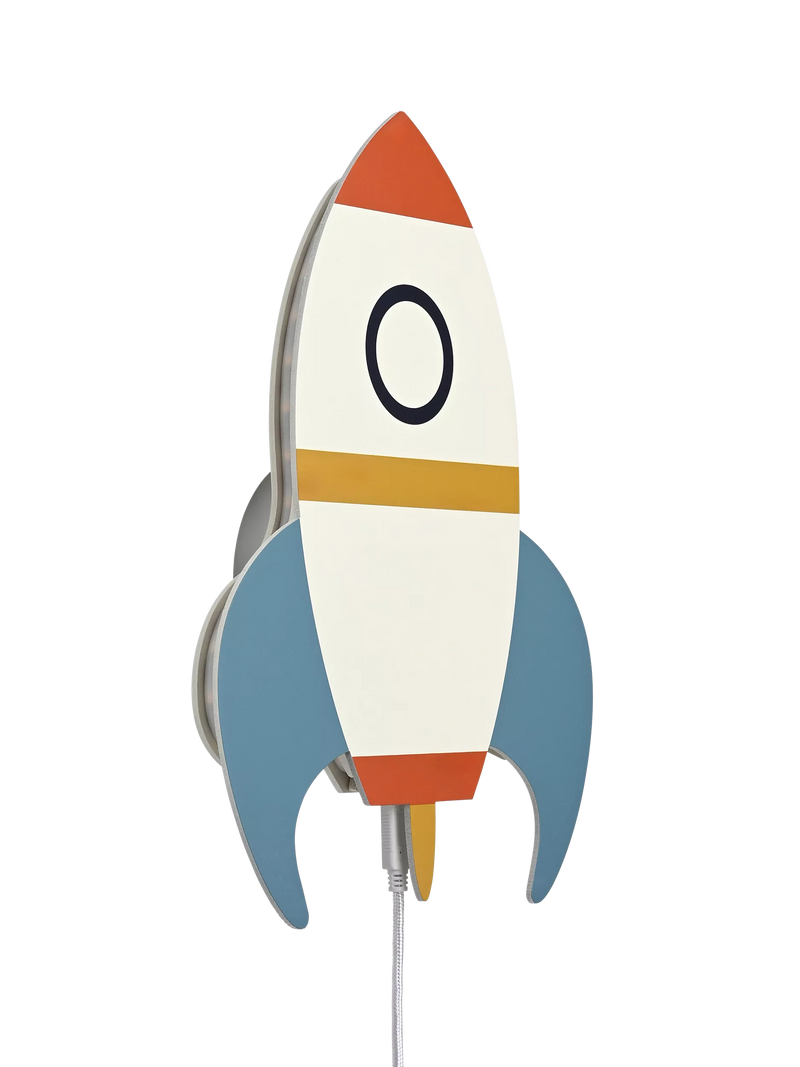 John Lewis kids rocket wall light painted finish - British product