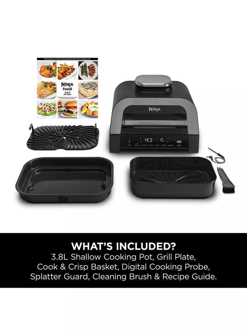 Ninja 6-in-1 MAX Grill & Air Fryer 3.8L, imported from the UK