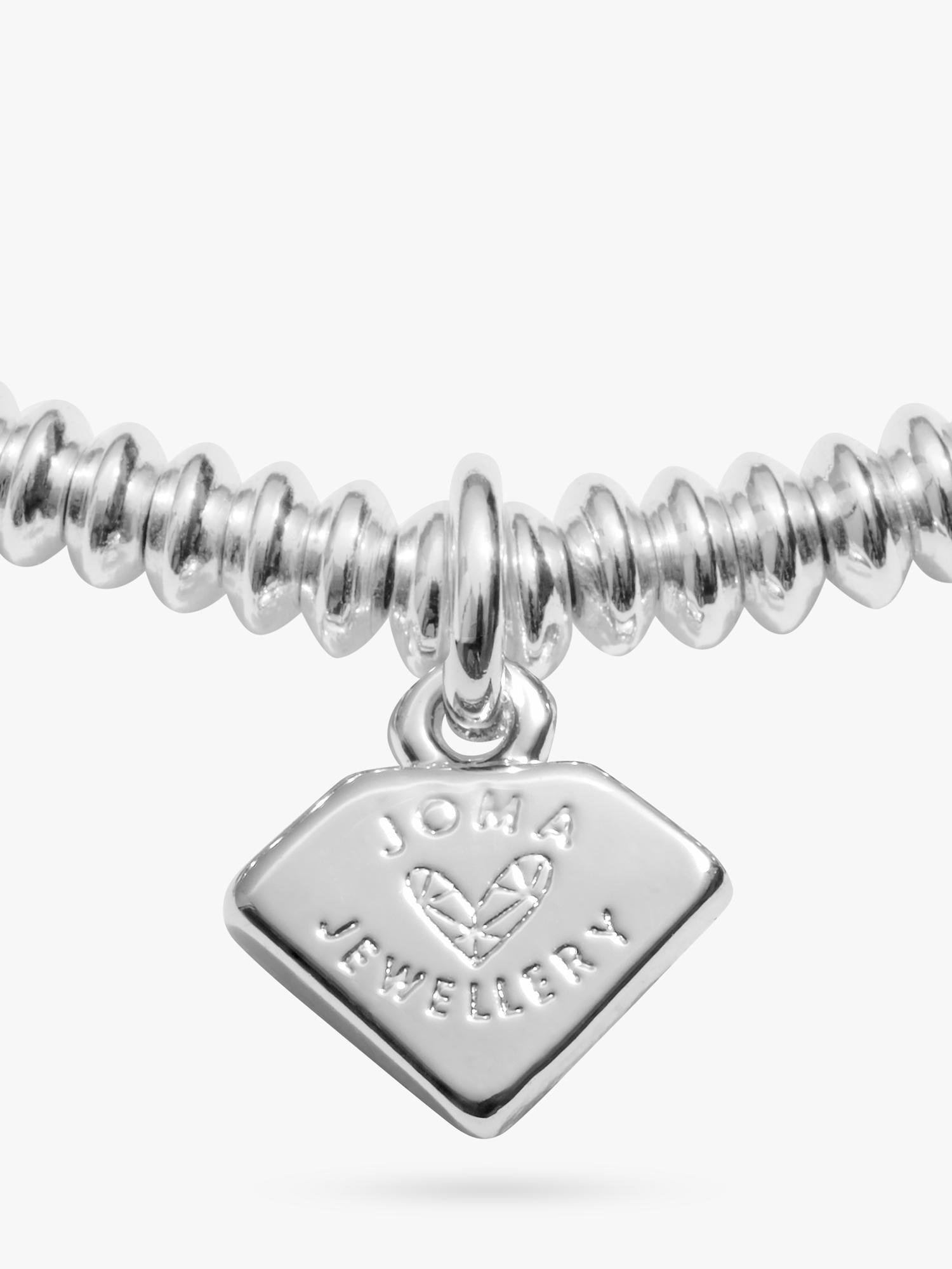 Joma Jewellery lab grown diamond 18th birthday bracelet silver - British product
