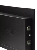 WOLF vegan leather watch winder and safe 4 module black - British product